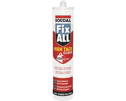 Soudal Fix All High Tack Clear lijmkoker