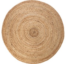 Rond vloerkleed van natuurlijke vezels
