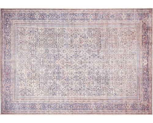 Vloerkleed met bloemmotief en rand