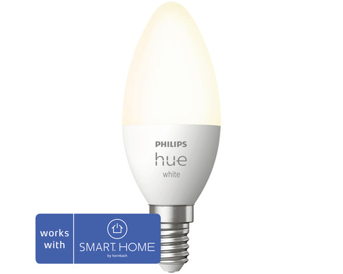 Philips Hue lamp in kaarsvorm met E14 fitting