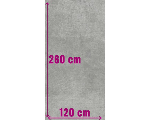 Tegelafmeting: 120 cm x 260 cm