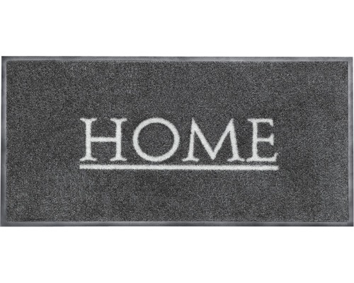 Deurmat met het woord HOME.