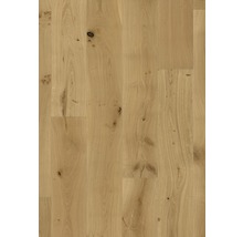 Lichte eiken parketplanken met noesten
