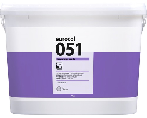 Eurocol 051 Europrimer quartz voorstrijkmiddel in een emmer van 7 kg