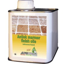 Antiek marmer finish olie in een blik