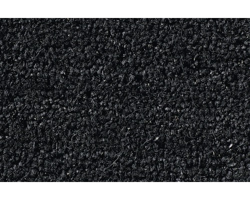 Close-up van een zwart tapijt met textuur