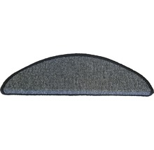 Halfronde trapmat van textiel