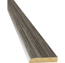 Houten plint met nerf