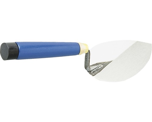 Metselspaan met blauw handvat