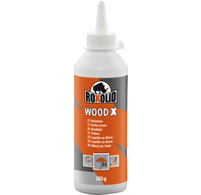 Fles houtlijm met D3-classificatie en een gewicht van 263 gram