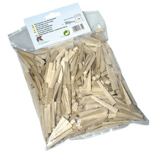 Verpakking tegelwiggen van beukenhout