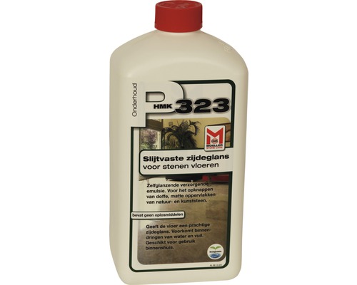 HMK P323 Steenbodemglans voor binnenshuis in een plastic fles