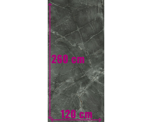 Tegel met marmerlook, 120 bij 260 centimeter