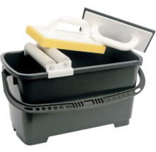 Tegelwas set met emmer, sponsbord en rollen