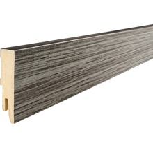 Houten plint met decor