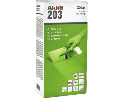 Akkit 203 egalisatiemortel, zak van 25 kg