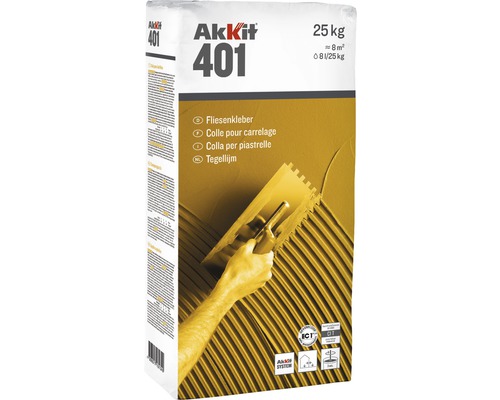 Akkit 401 tegellijm 25 kilogram zak