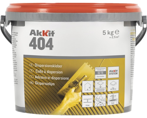 Akkit 404 dispersielijm in emmer, 5 kilogram