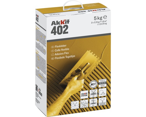 Verpakking Akkit 402 flexibele tegellijm, 5 kg