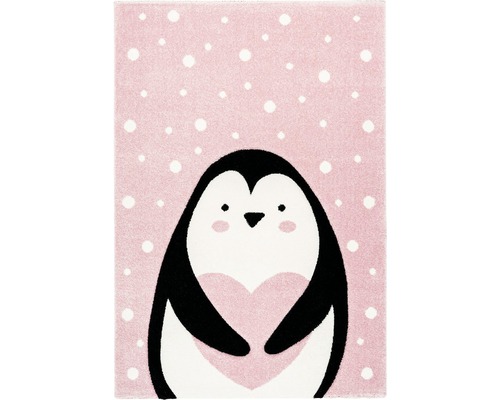 Vloerkleed met pinguïn ontwerp voor kinderkamer