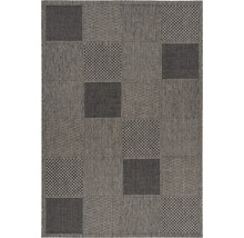 Grijs tapijt met geometrisch patroon voor binnen en buiten