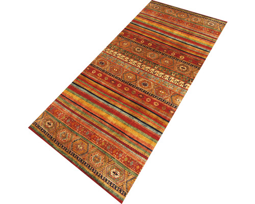 Vloerkleed met streepmotief en geometrische figuren