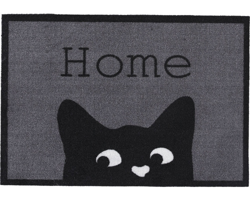 Deurmat met kattenmotief en het woord Home