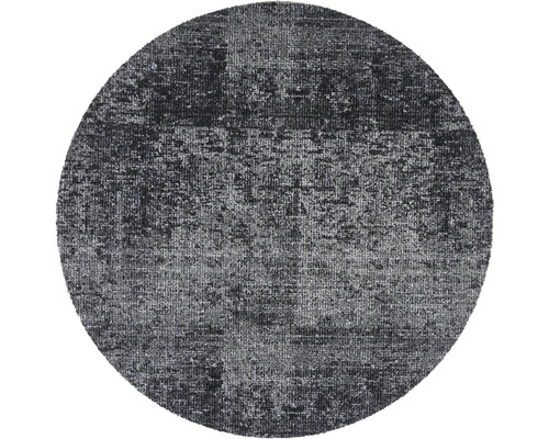 Rond vloerkleed met abstract patroon