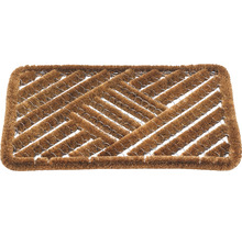 Kokosvezel deurmat met zigzagpatroon