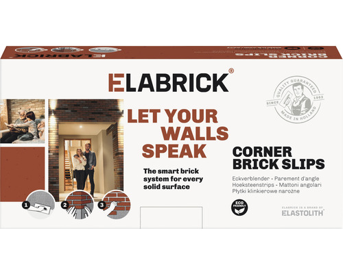 Elabrick hoeksteenstrips verpakking