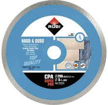 Rubi diamantzaagblad, 200x25,4x1,7 millimeter