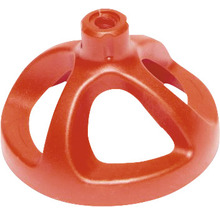 Oranje voetstuk voor mortelmixer