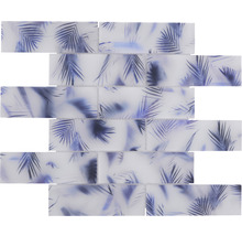 Mozaïektegels met palmmotief voor wanddecoratie