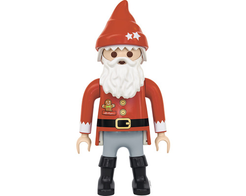 Playmobil kerstman figuur met rode kleding en witte baard