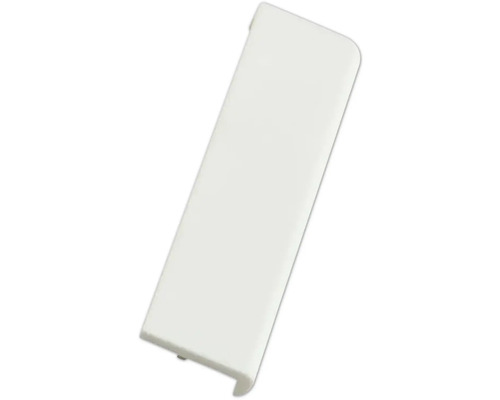 Witte radiator zijkap