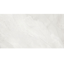 Decoratieve witte wandtegel met marmerlook