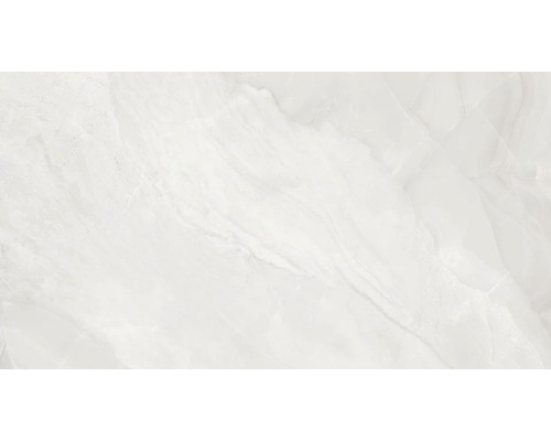 Decoratieve witte wandtegel met marmerlook