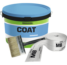 Omnicol Coat Omnibind verf, blokkwast en afdichtband