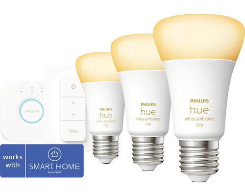 Philips Hue White Ambiance 1100 lamp met dimschakelaar en bridge