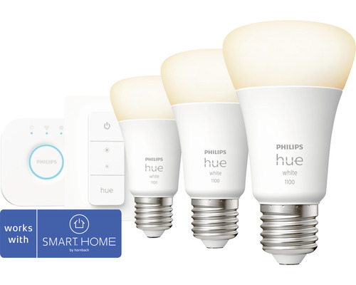 Philips Hue White lampenset met afstandsbediening en bridge