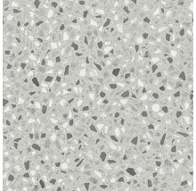 Close-up van een terrazzo vloertegel met steenslag