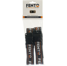 Fento kniebeschermer elastische banden met clip in verpakking