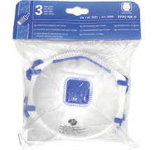 Ademhalingsmaskers FFP2 met filter, 3 stuks, verpakt