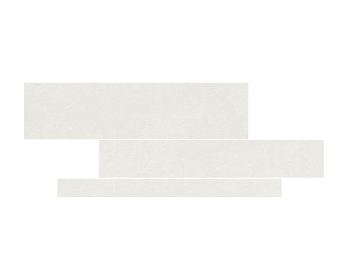 Drie witte keramische wandtegels