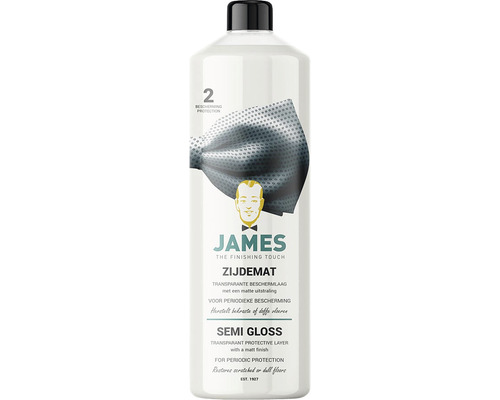 James Zijdemat vloeronderhoudsproduct in een fles