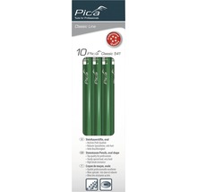 Pica Classic 541 steenhouwerspotloden, ovale vorm, 10 stuks