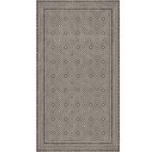 Vloerkleed met geometrisch ruitpatroon en rand