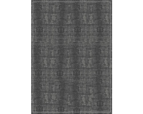 Grijs vloerkleed met abstract patroon