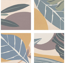 Decoratieve tegels met plantmotieven