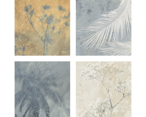 Decoratieve plaat met plantmotieven voor wanddecoratie